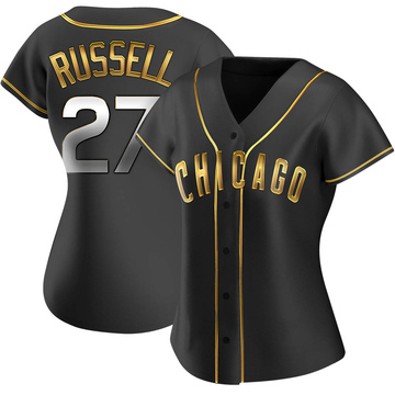 Addison Russell #22 Chicago Cubs MLB Jersey Youth L 14-16 Majestic Pinstripe