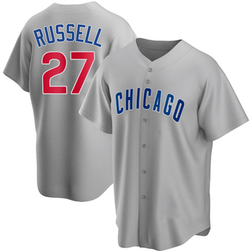 Replica Addison Russell Youth Chicago Cubs Gray Road Jersey