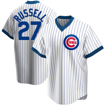 Men's Majestic Chicago Cubs #27 Addison Russell Royal Blue Flexbase  Authentic Collection Cooperstown MLB Jersey