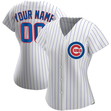 Replica Custom Women's Chicago Cubs White Home Jersey