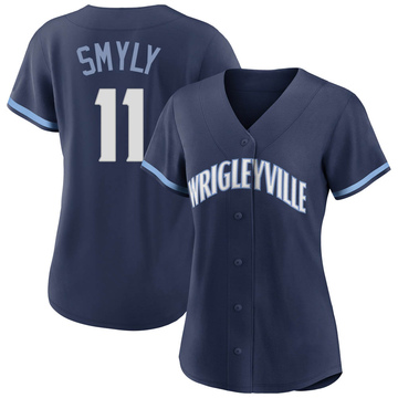 Women's Majestic Chicago Cubs #11 Drew Smyly Authentic Royal Blue