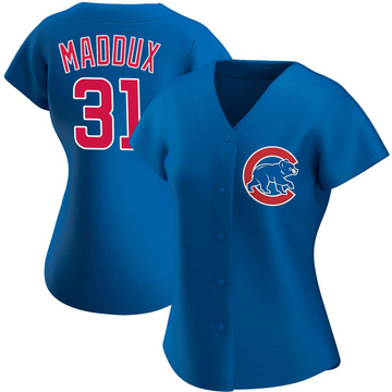 2105 Mens Majestic Chicago Cubs GREG MADDUX SEWN Baseball JERSEY All Sizes