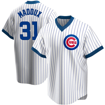 Men's Majestic Chicago Cubs #31 Greg Maddux Replica Cream 1929 Turn Back  The Clock MLB Jersey