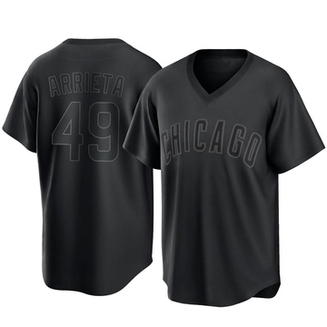 Jake Arrieta Chicago Cubs Youth Royal Base Runner Tri-Blend T-Shirt 
