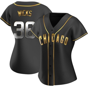 Jordan Wicks Men's Nike Gray Chicago Cubs Road Authentic Custom Jersey