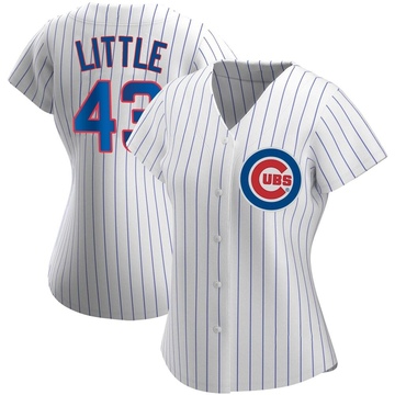 Replica Luke Little Women's Chicago Cubs White Home Jersey