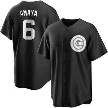 Miguel Amaya Signed Chicago Cubs Jersey (JSA COA) Cubs Top Catching Pr –