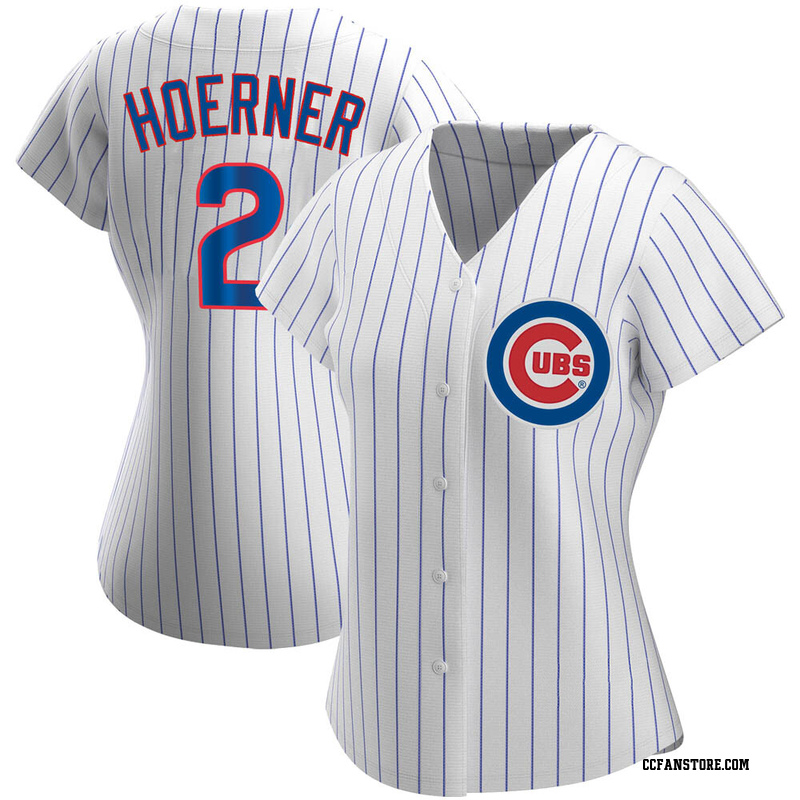 Replica Nico Hoerner Women's Chicago Cubs White Home Jersey