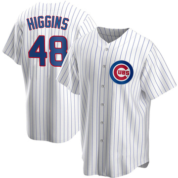 P.J. Higgins Chicago Cubs Women's Navy Roster Name & Number T-Shirt 