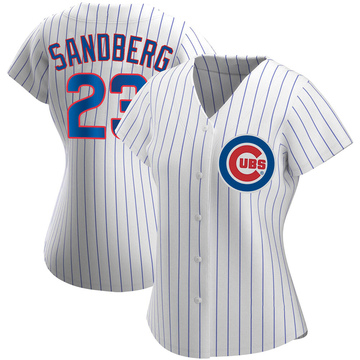 Chicago Cubs Ryne Sandberg Home Nike Replica Jersey With Authentic Let –  Wrigleyville Sports