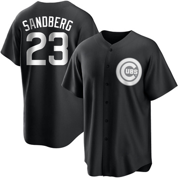 Chicago Cubs Ryne Sandberg Home Nike Replica Jersey With Authentic Let –  Wrigleyville Sports